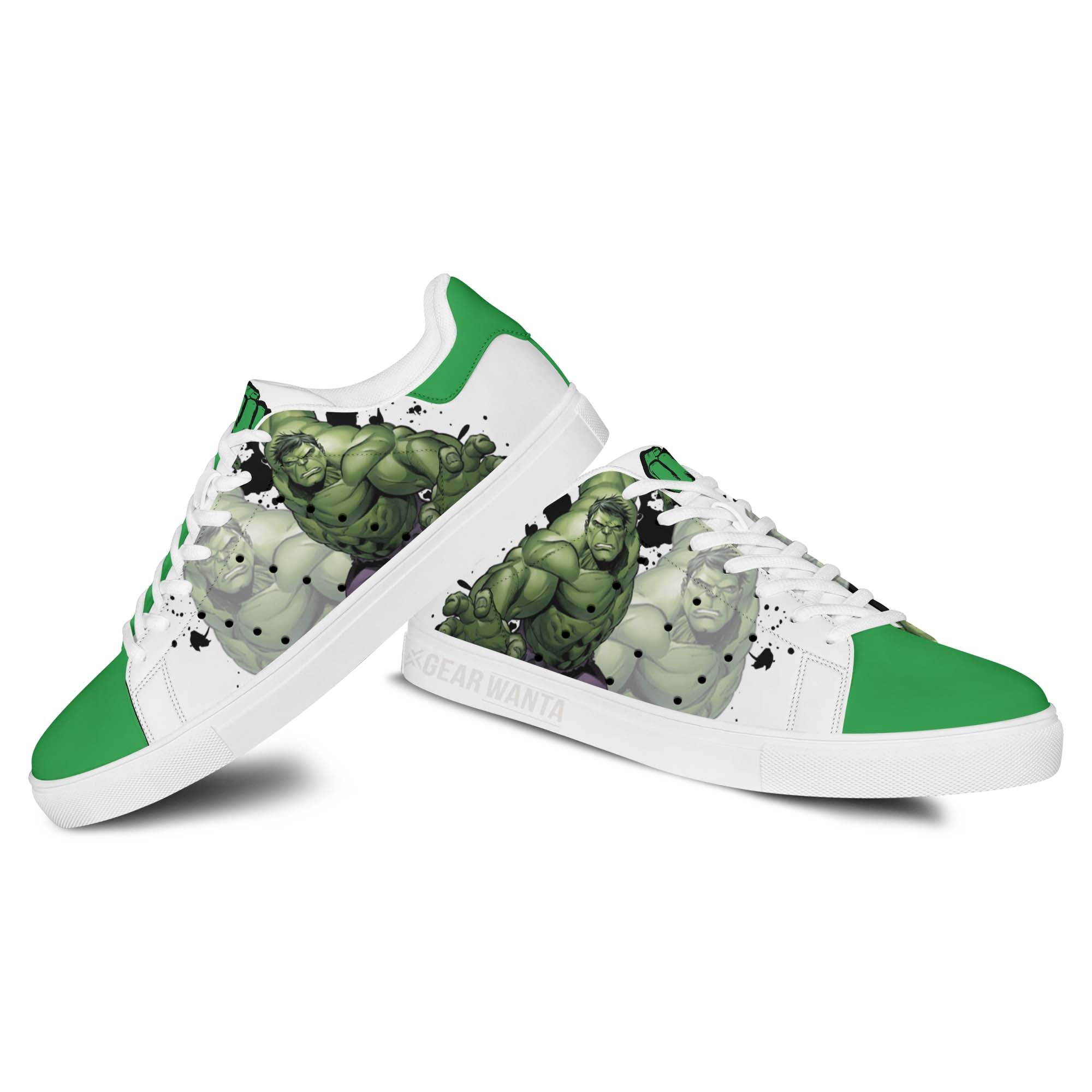 Avengers Hulk Custom Skate Shoes For Fans