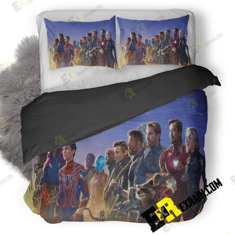 Avengers Infinity War 5K Artwork T5 3D Customized Duvet Cover Bedding Set