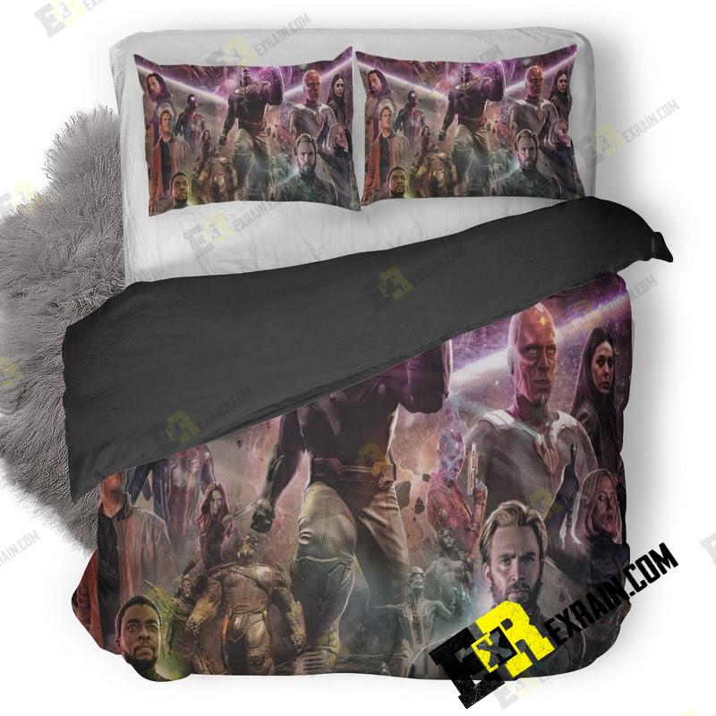 Avengers Infinity War Artwork Fan Made 8Y 3D Customized Duvet Cover Bedding Set