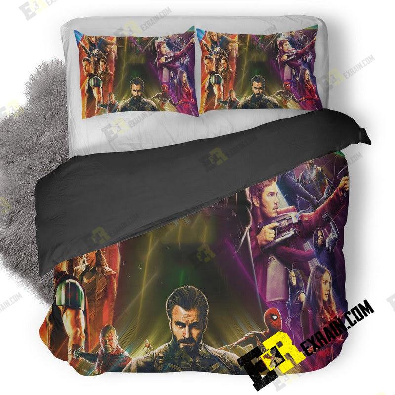 Avengers Infinity War Artwork Hd Oq 3D Customized Duvet Cover Bedding Set