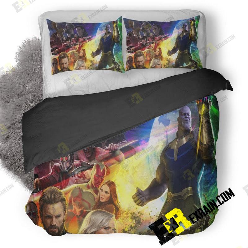 Avengers Infinity War Characters G6 3D Customized Duvet Cover Bedding Set