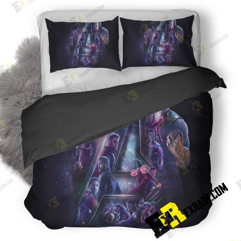 Avengers Infinity War Characters Poster Xa 3D Customized Duvet Cover Bedding Set