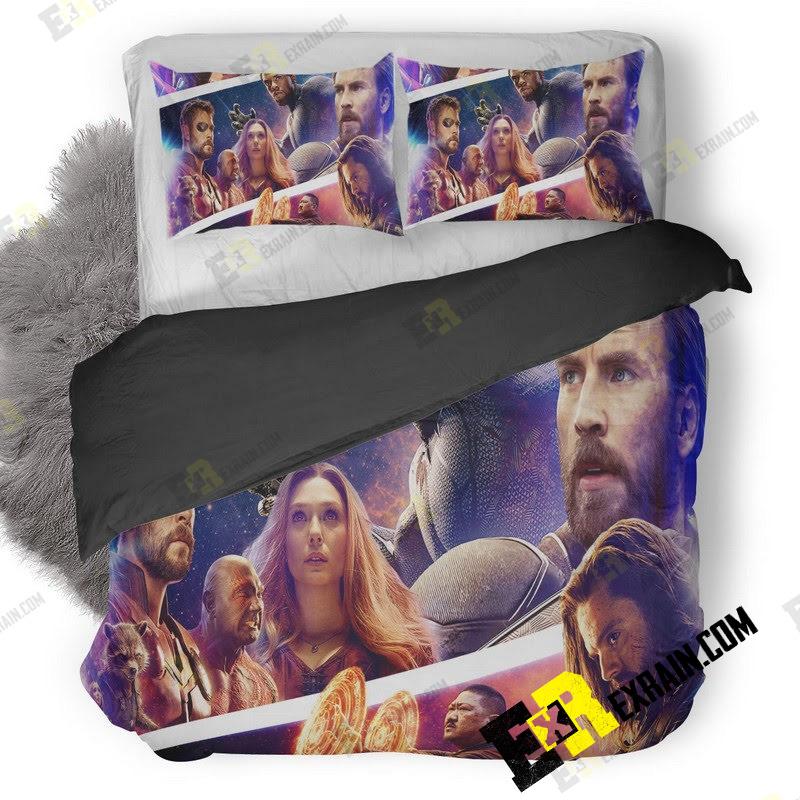 Avengers Infinity War Exclusive Poster Z7 3D Customized Duvet Cover Bedding Set