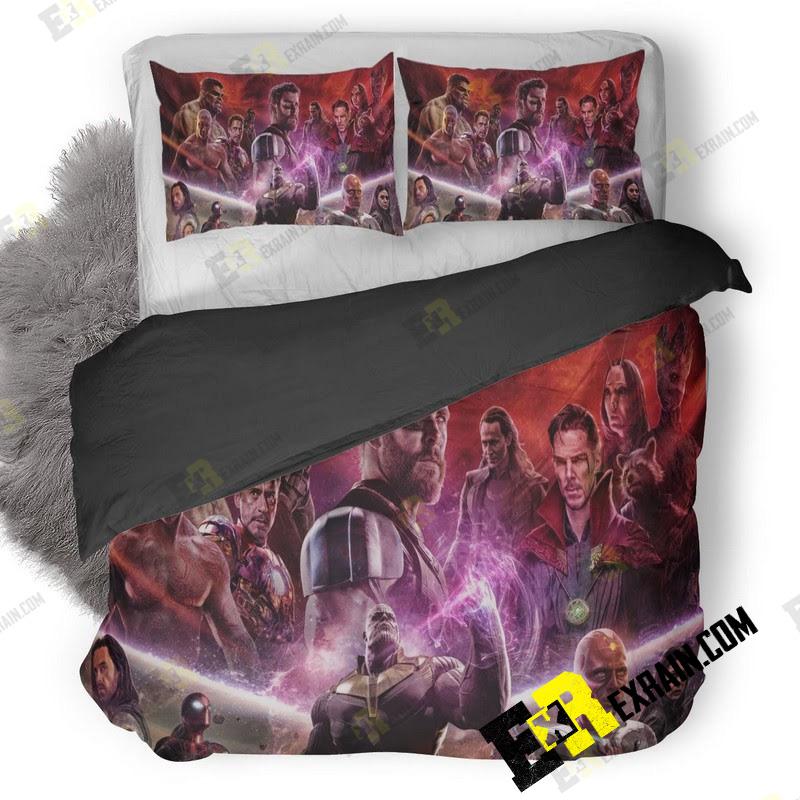 Avengers Infinity War Fan Made Art W2 3D Customized Duvet Cover Bedding Set
