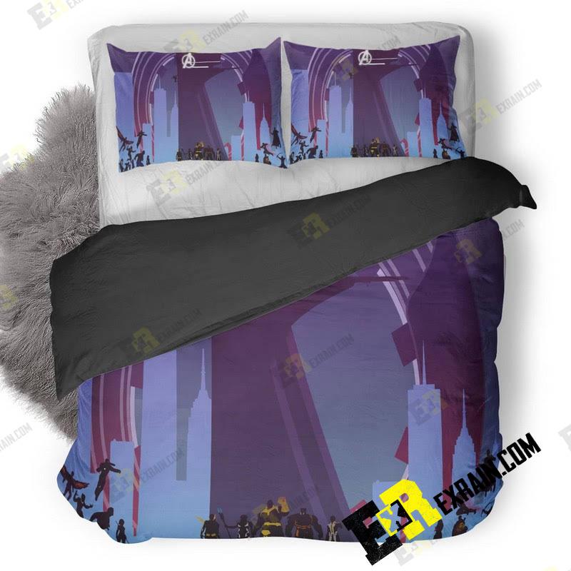 Avengers Infinity War Illustration No 3D Customized Duvet Cover Bedding Set