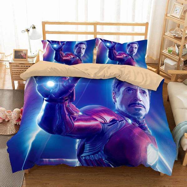 Avengers Infinity War Iron Man 3D Customized Duvet Cover Bedding Set