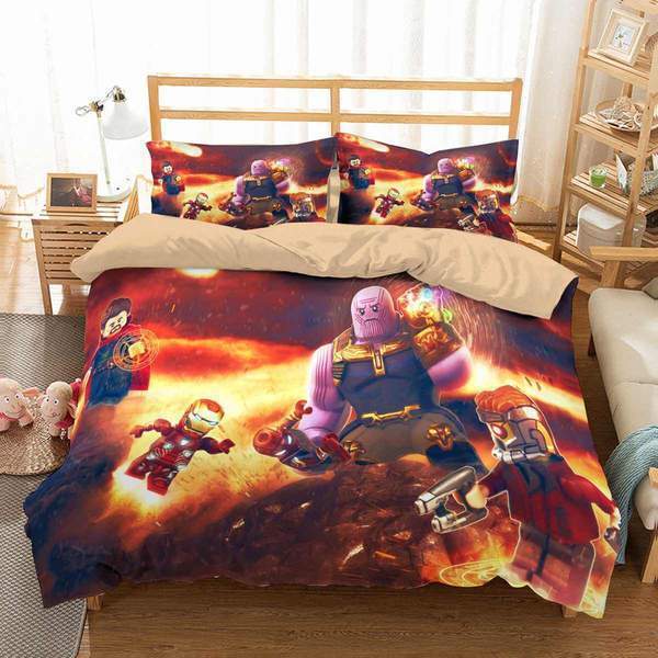 Avengers Infinity War Lego 3D Customized Duvet Cover Bedding Set