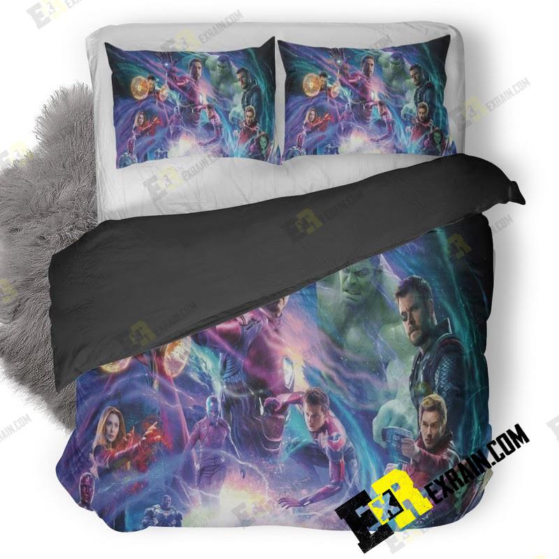 Avengers Infinity War Movie Bill Poster 7E 3D Customized Duvet Cover Bedding Set