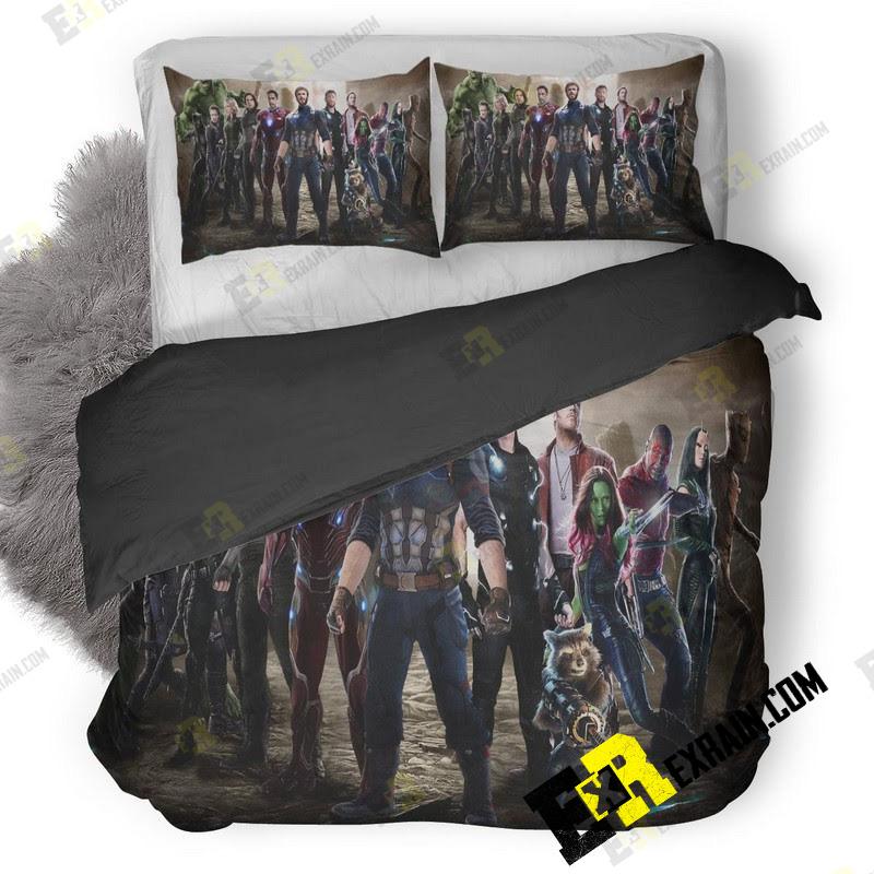 Avengers Infinity War Movie Fan Art Va 3D Customized Duvet Cover Bedding Set
