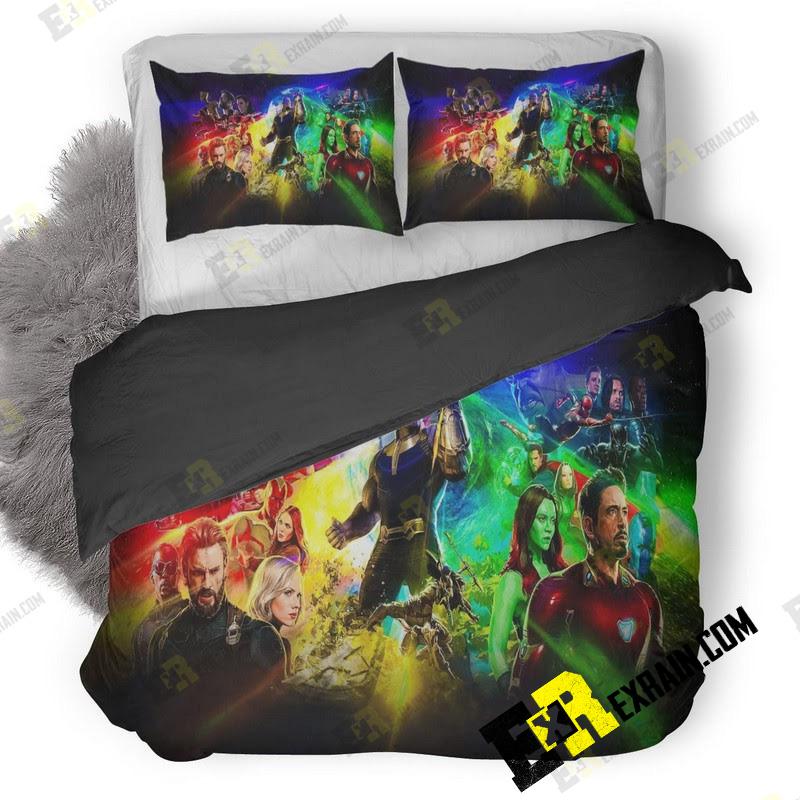 Avengers Infinity War New Poster Rh 3D Customized Duvet Cover Bedding Set