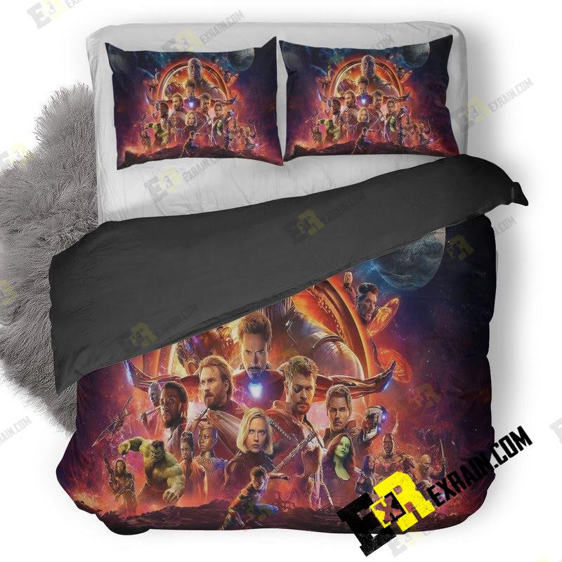 Avengers Infinity War Official Poster 3D Customized Duvet Cover Bedding Set
