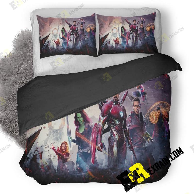 Avengers Infinity War Poster Da 3D Customized Duvet Cover Bedding Set