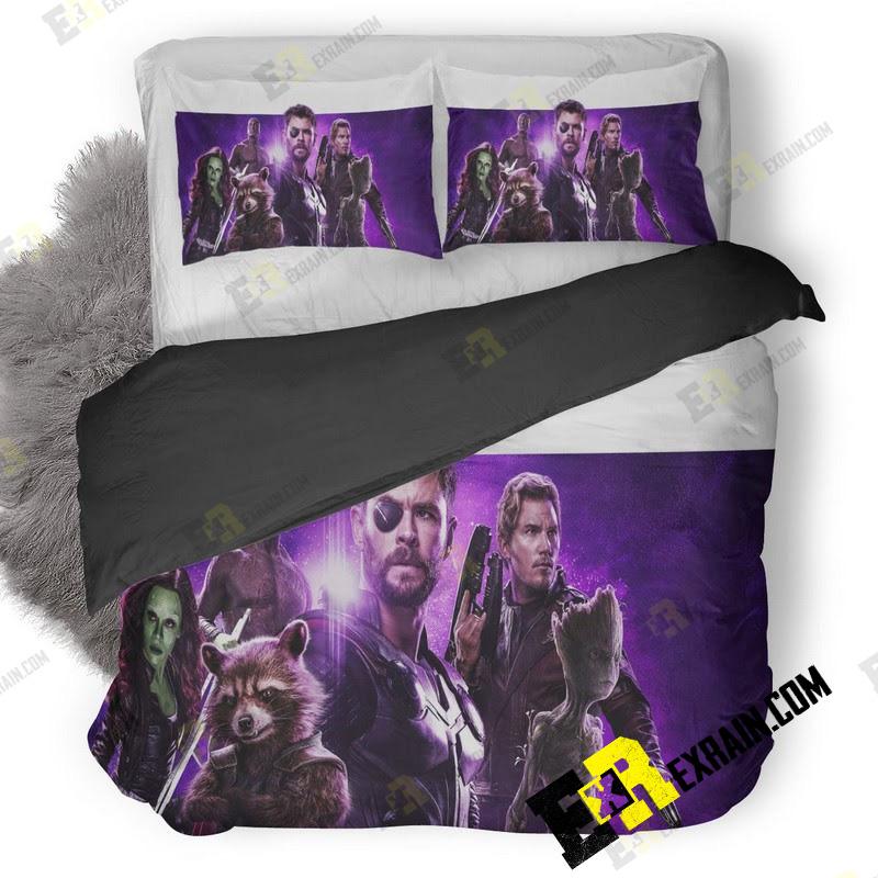 Avengers Infinity War Power Stone Poster 7J 3D Customized Duvet Cover Bedding Set