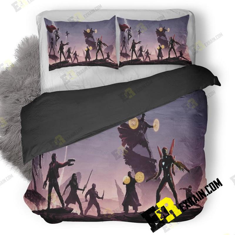 Avengers Infinity War Promotion Poster Yy 3D Customized Duvet Cover Bedding Set