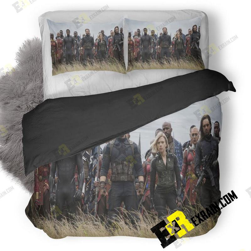 Avengers Infinity War Team In Wakanda Ob 3D Customized Duvet Cover Bedding Set