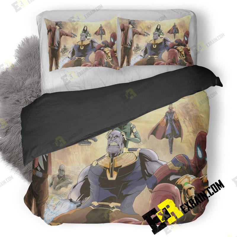 Avengers Infinity War The Last Try Fm 3D Customized Duvet Cover Bedding Set