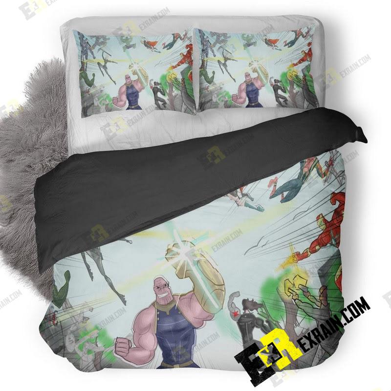 Avengers Infinty War 3D Customized Duvet Cover Bedding Set