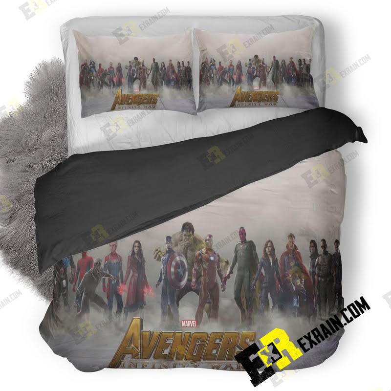 Avengers Infinty War Movie Fan Art G6 3D Customized Duvet Cover Bedding Set