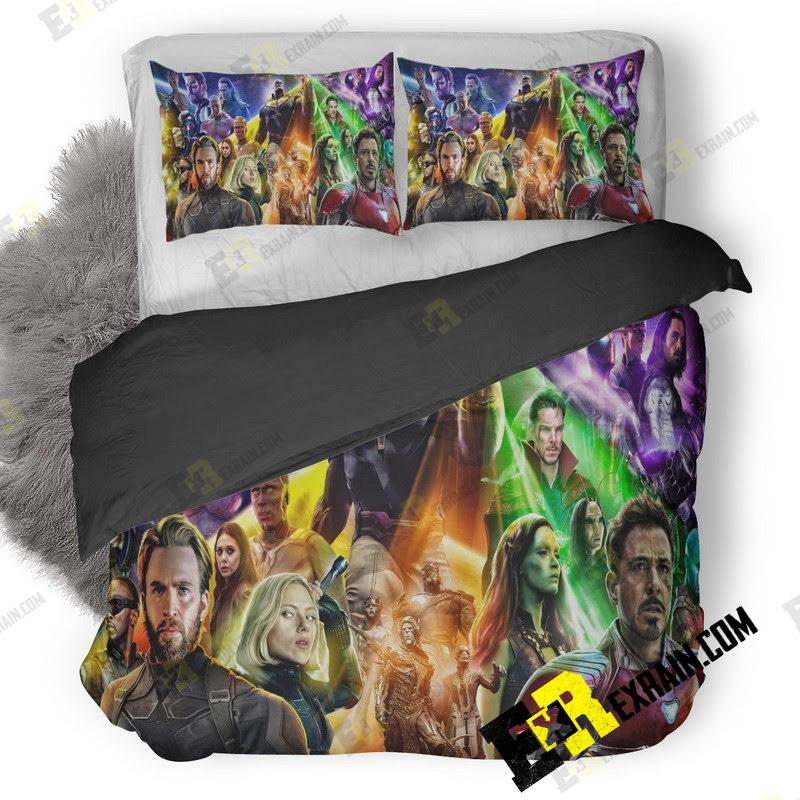 Avengers Infinty War Poster Jc 3D Customized Duvet Cover Bedding Set