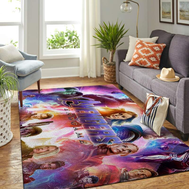 Avengers Living Room Area Rectangle Rug