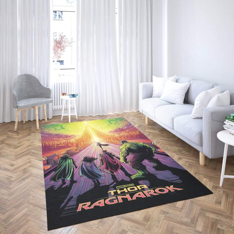 Avengers Marvel Superheroes Characters Lover Decorative Floor Rectangle Rug