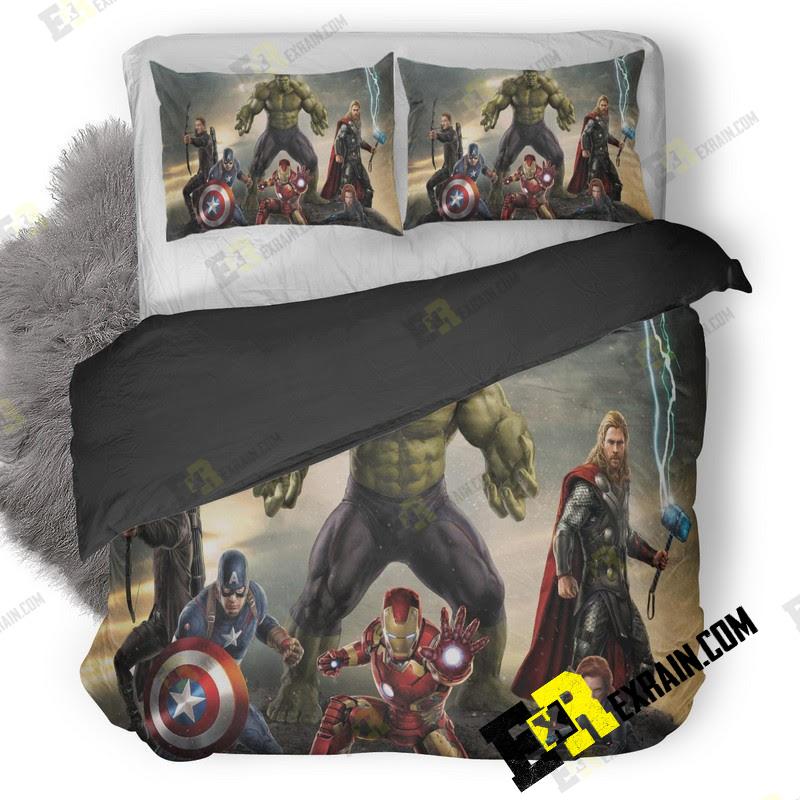 Avengers Movie 3D Customized Duvet Cover Bedding Set