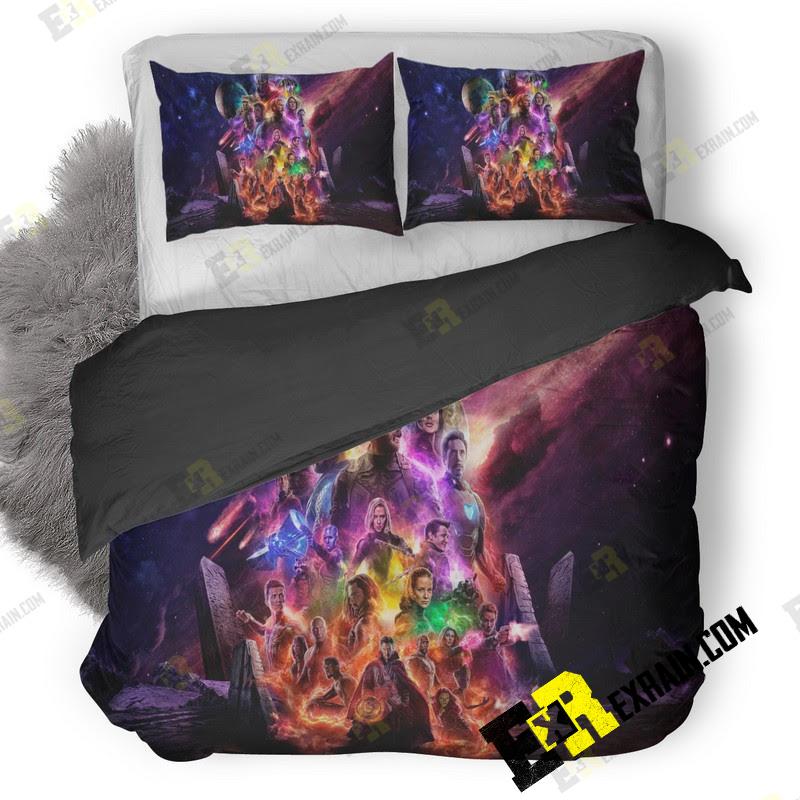 Avengers Offical Poster Artwork 5K Z0 3D Customized Duvet Cover Bedding Set