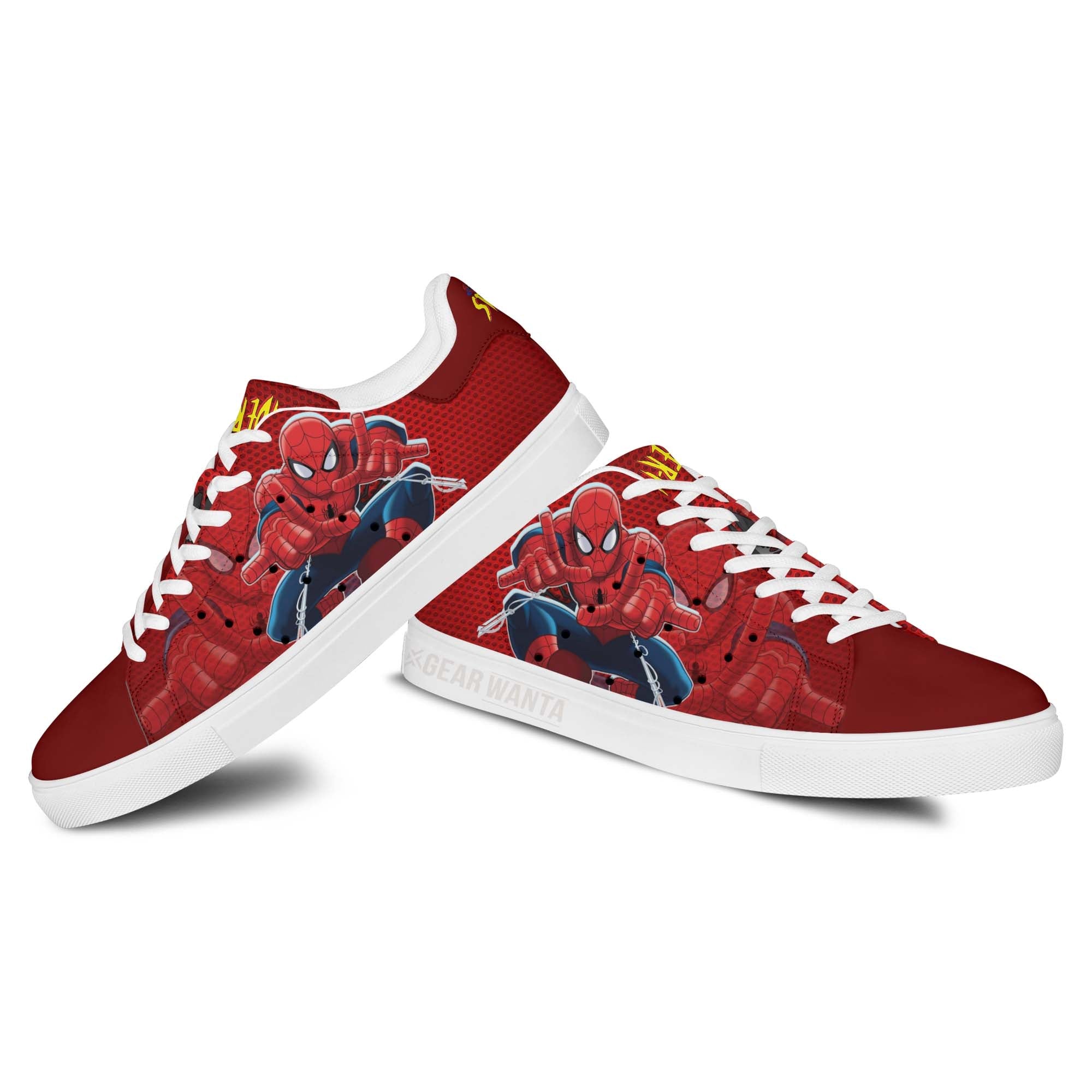 Avengers Spiderman Custom Skate Shoes For Fans