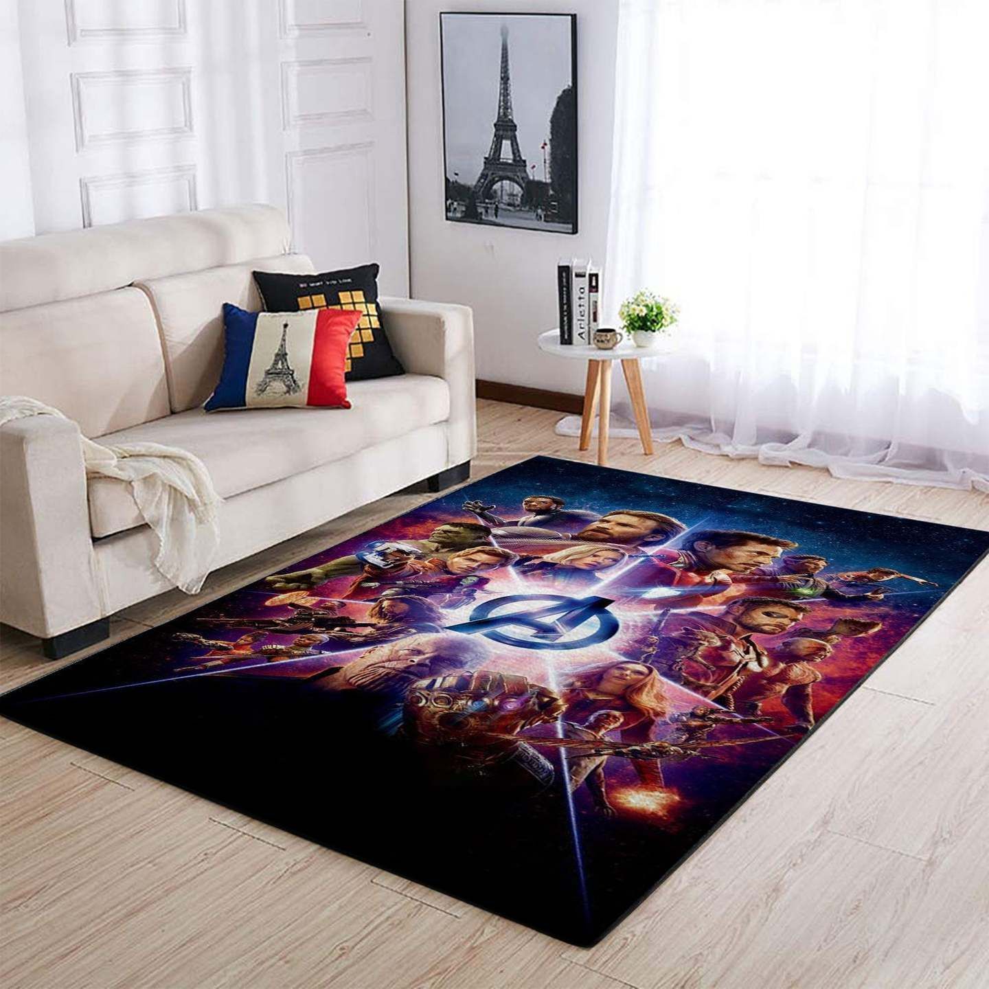 Avengers Superhero Area Rectangle Rug – Custom Size And Printing