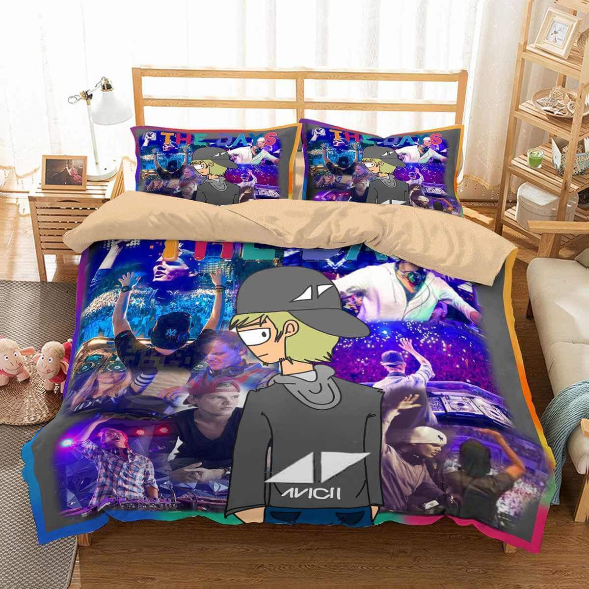 Avicii The Days 3D Customized Duvet Cover Bedding Set