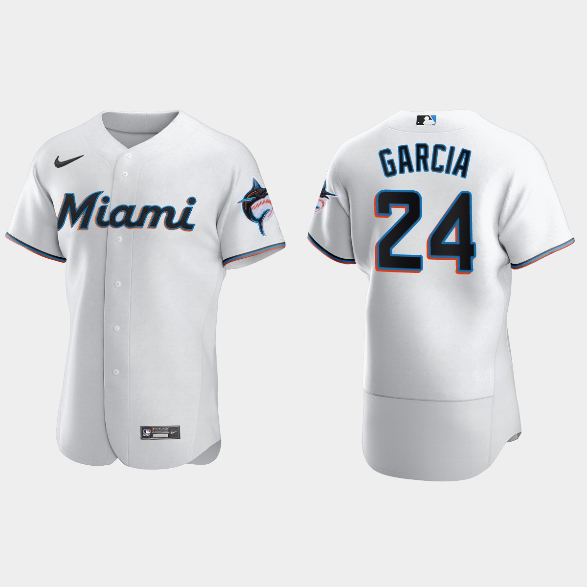 Avisail Garcia Miami Marlins Home Jersey – White