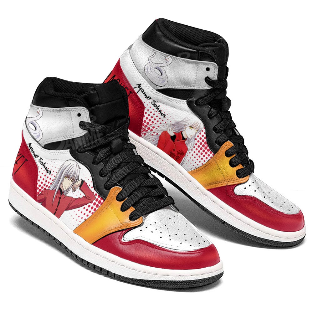 Ayame Souma JD1s Sneakers Fruits Basket Anime Shoes, Air Jordan Hightop