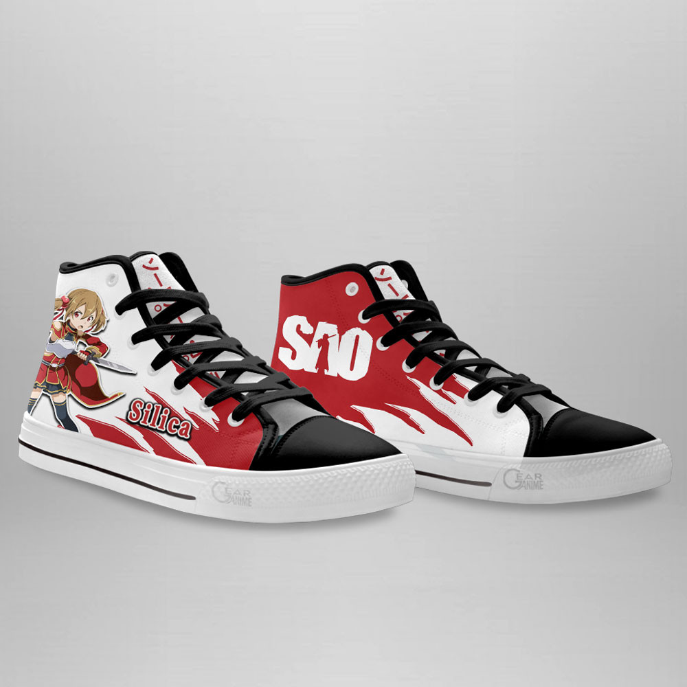 Ayano Keiko High Top Shoes Custom Sword Art Online Anime Sneakers