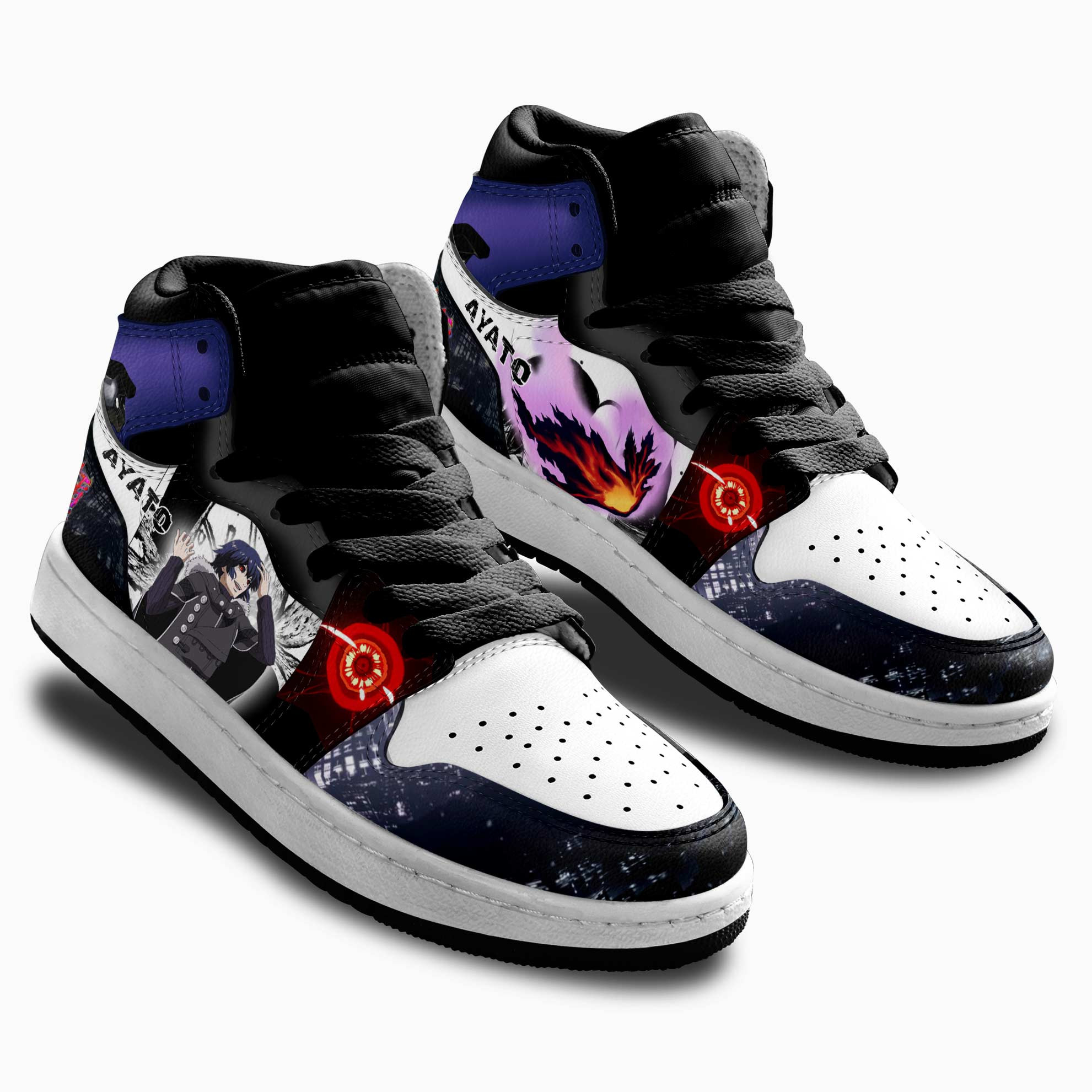 Ayato Kirishima Kids Sneakers Custom Tokyo Ghoul Anime Shoes For Kids