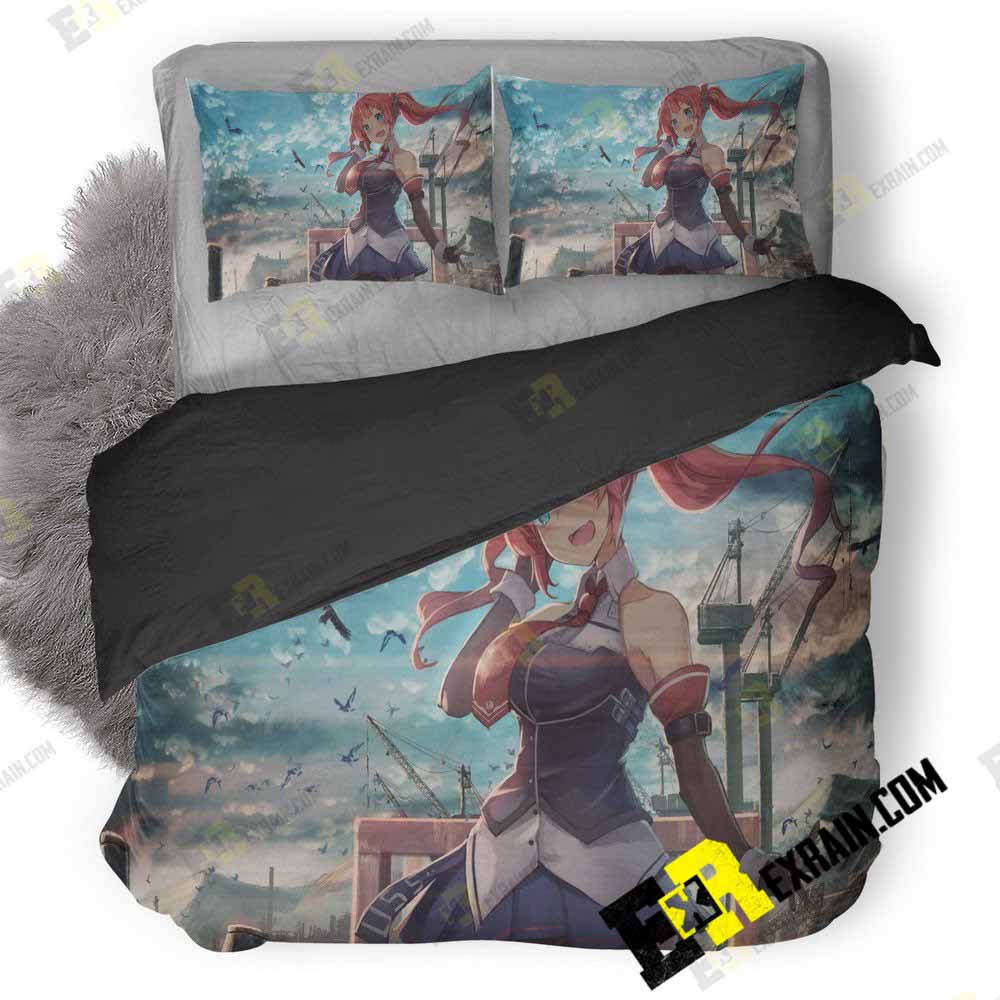 Azur Lane 5U 3D Customized Duvet Cover Bedding Set