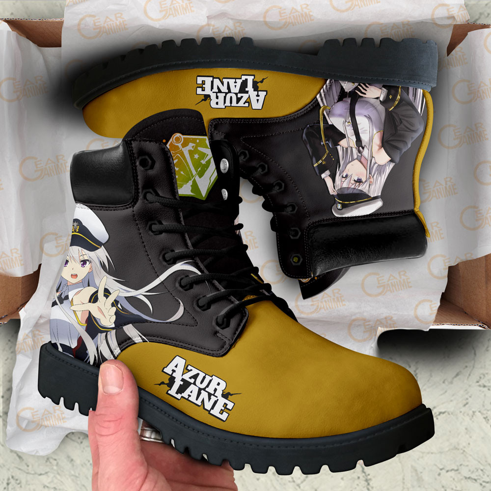 Azur Lane Enterprise Boots Anime Game Custom Shoes