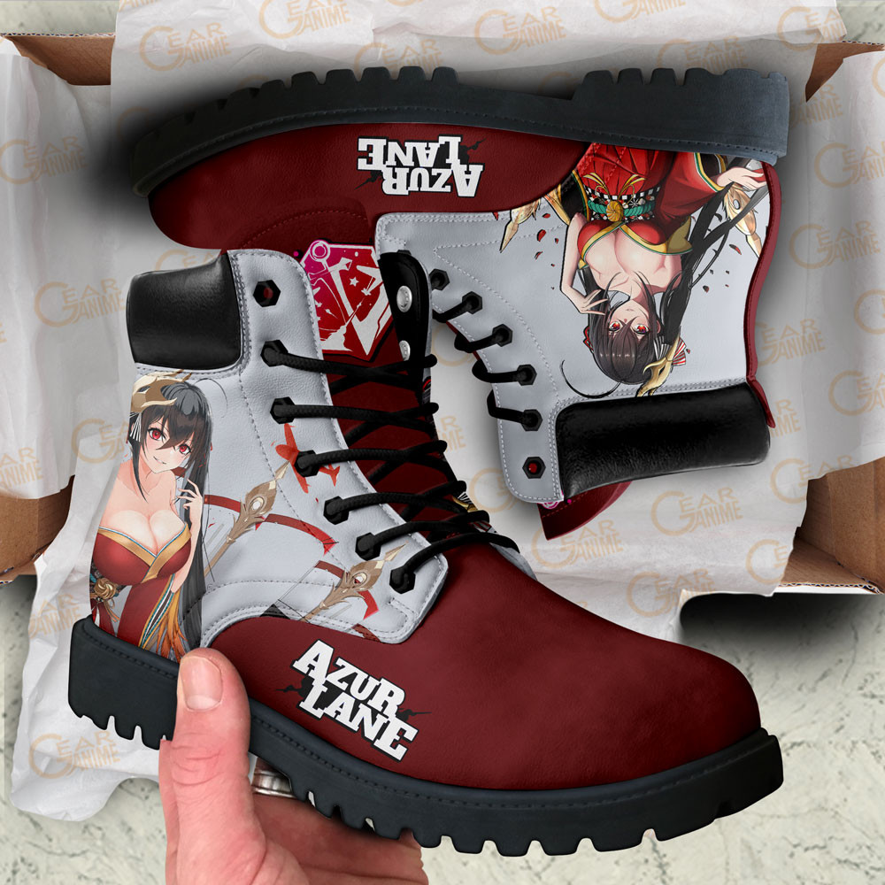 Azur Lane Taihou Boots Anime Game Custom Shoes