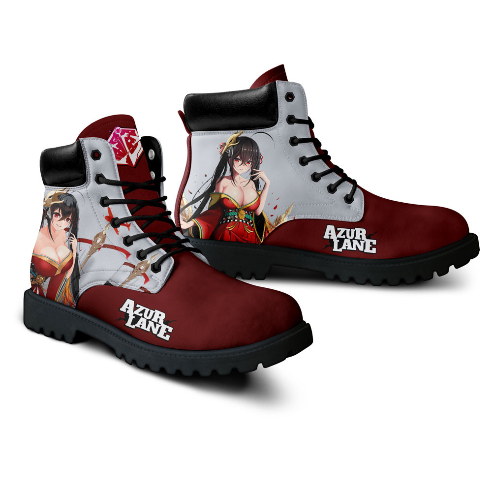 Azur Lane Taihou Boots Anime Game Custom Shoes