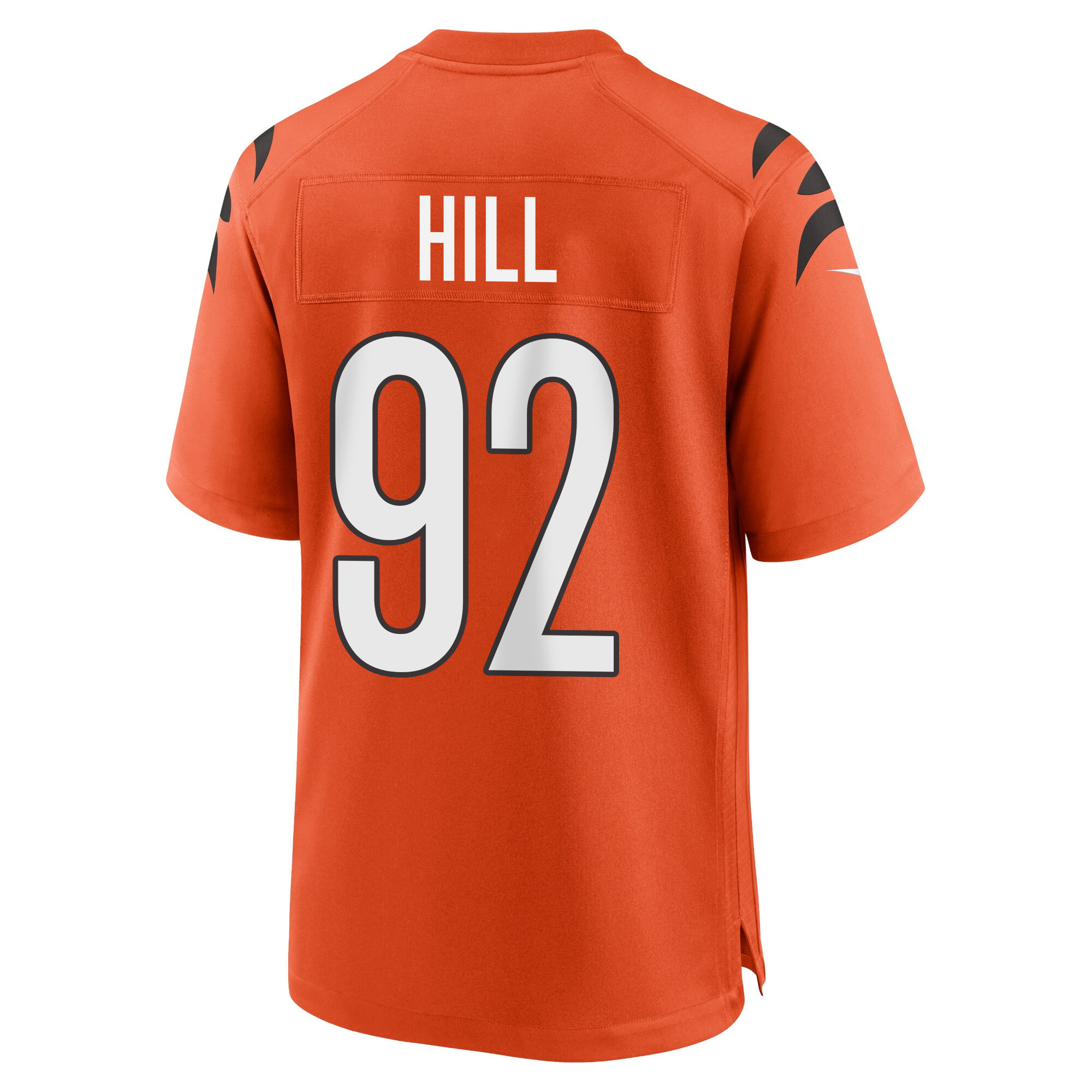 B.J. Hill 92 Cincinnati Bengals Super Bowl LVII Champions Men Alternate Game Stitched Jersey – Orange