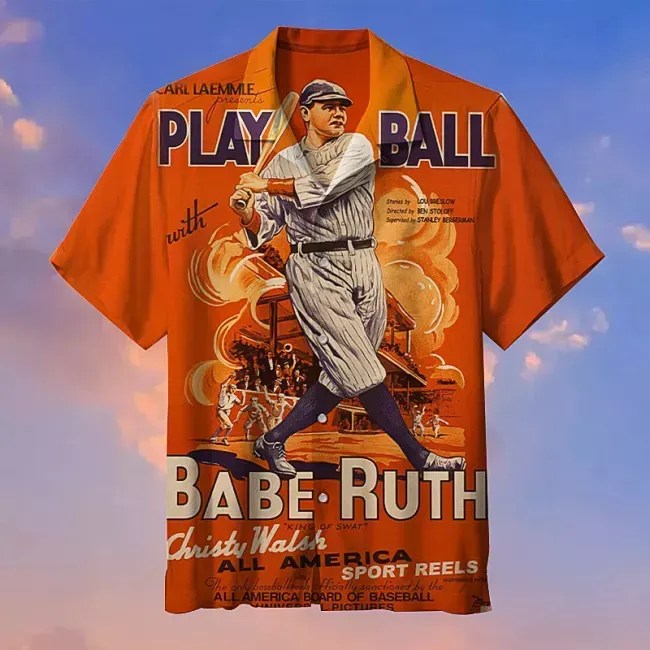 Babe Ruth New York Yankees MLB – Premium Hawaiian Shirt – Gift For Sports Lovers
