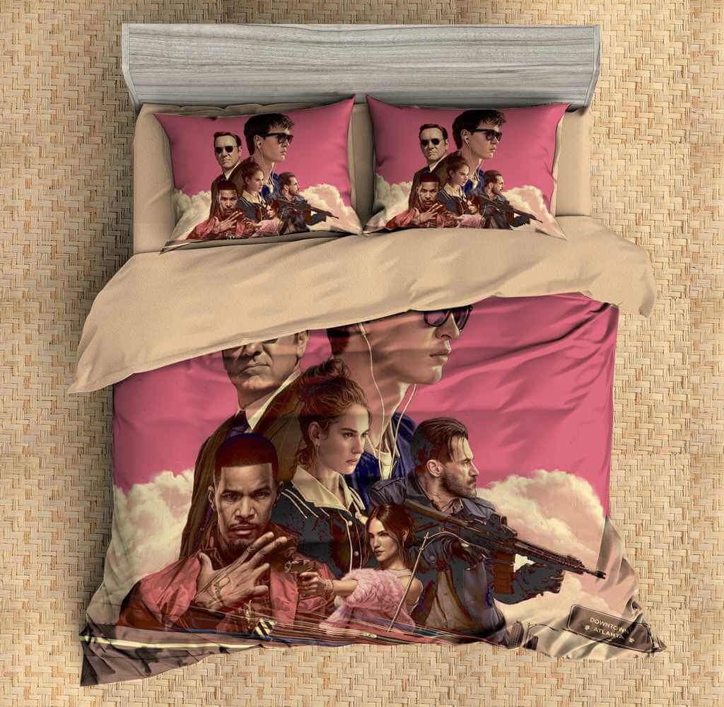 Baby Driver 3D Customized Duvet Cover Bedding Set