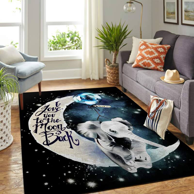 Baby Elephant Carpet Rectangle Rug