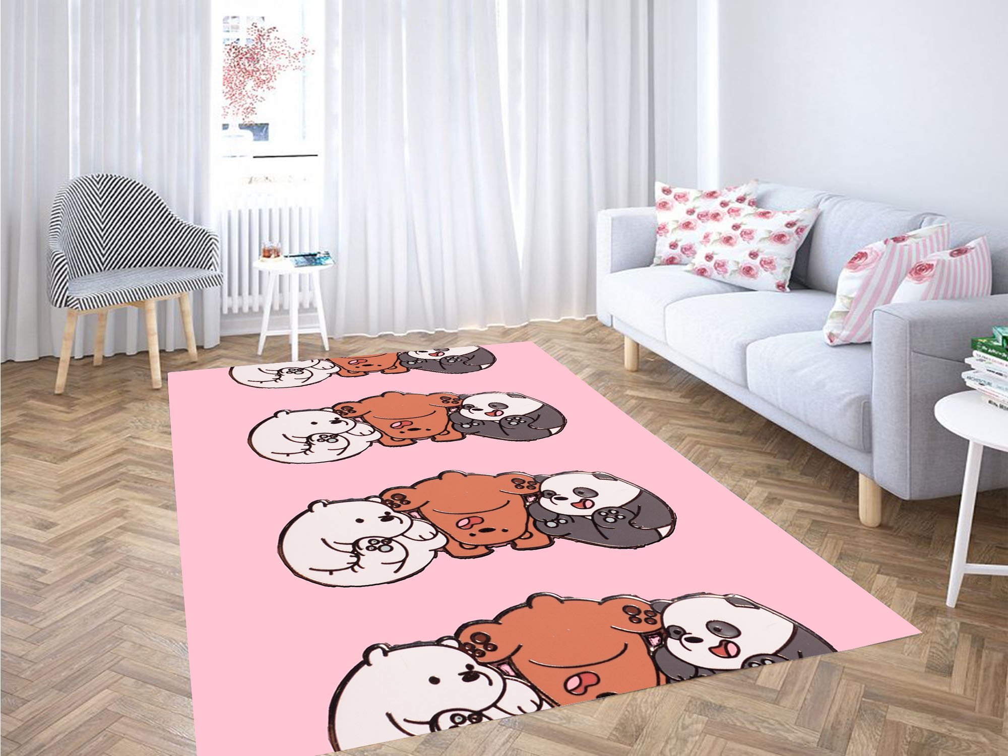 Baby Fat We Bare Bears Carpet Rectangle Rug