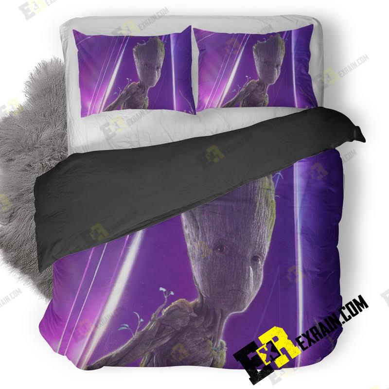 Baby Groot In Avengers Infinity War New Poster 0P 3D Customized Duvet Cover Bedding Set
