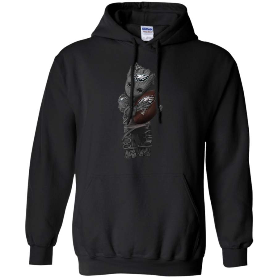 Baby Groot Philadelphia Eagles football shirt Hoodie