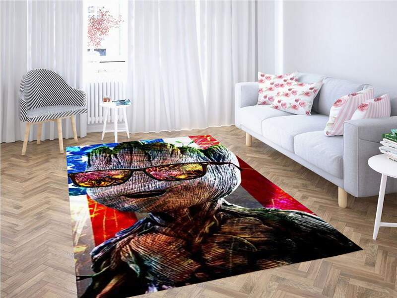 Baby Groot Thor Carpet Rectangle Rug