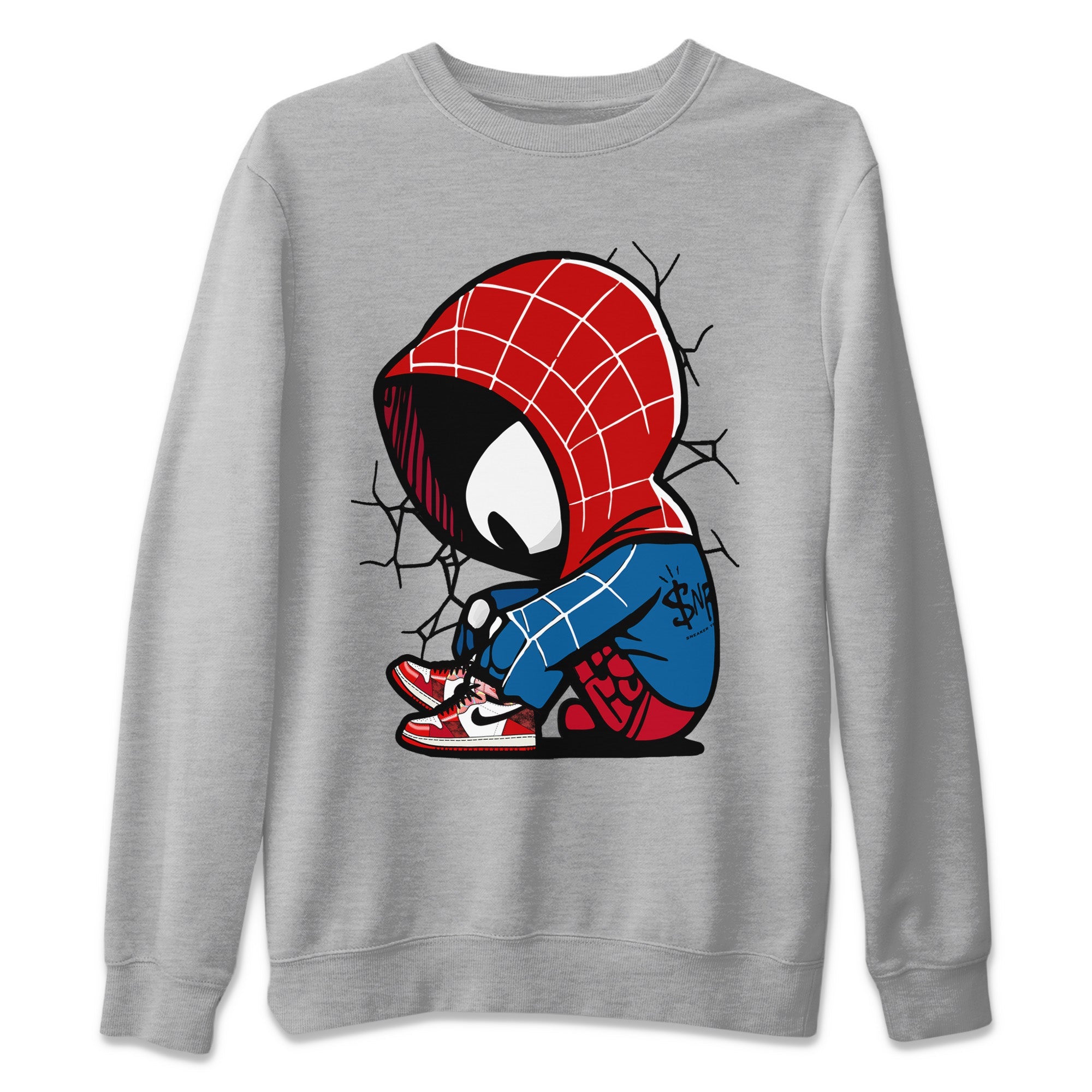 Baby Spider Unisex Sweater – Air Jordan 1 Spider Man, Sneakers Matching Sweater