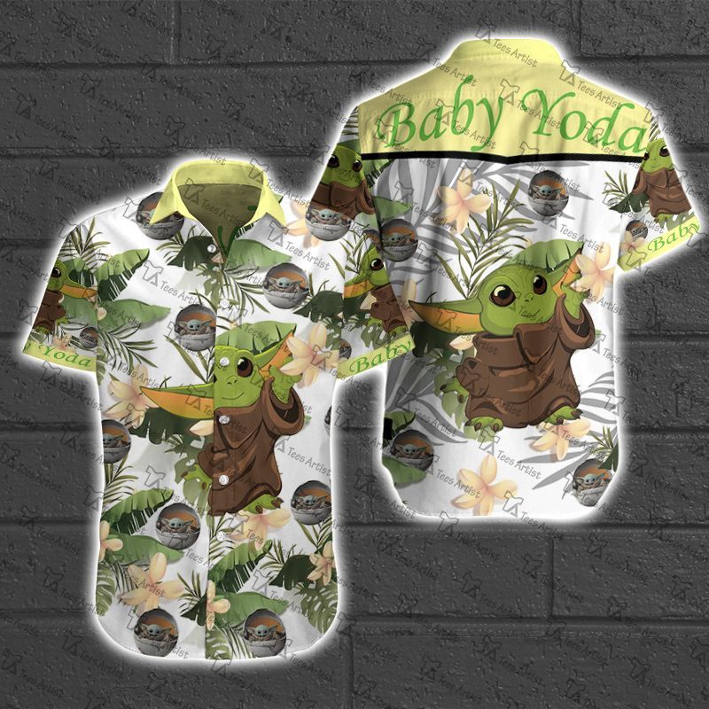 Baby Yoda Hawaii 3D Shirt