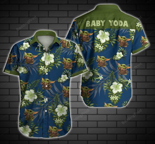 Baby Yoda Hawaiian Shirt