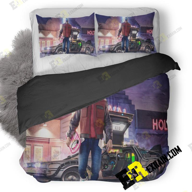 Back To The Future Movie Li 3D Customized Duvet Cover Bedding Set
